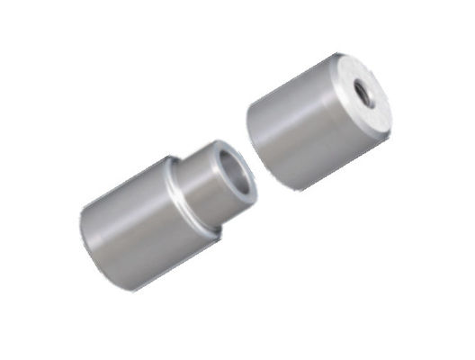 Özel Parçalar Enjeksiyon Kalıpları Suj2 S50C Yuvarlak Yerleştirme Blok Üniteleri Isıl İşlem Konik Kilit Pimi